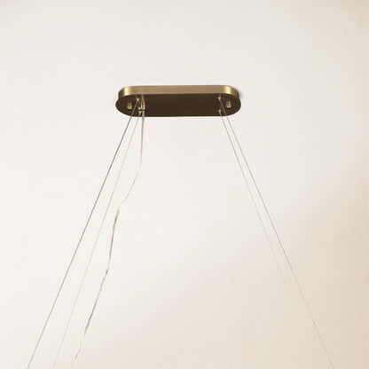 Sawyer Alabaster Oval Chandelier 54"