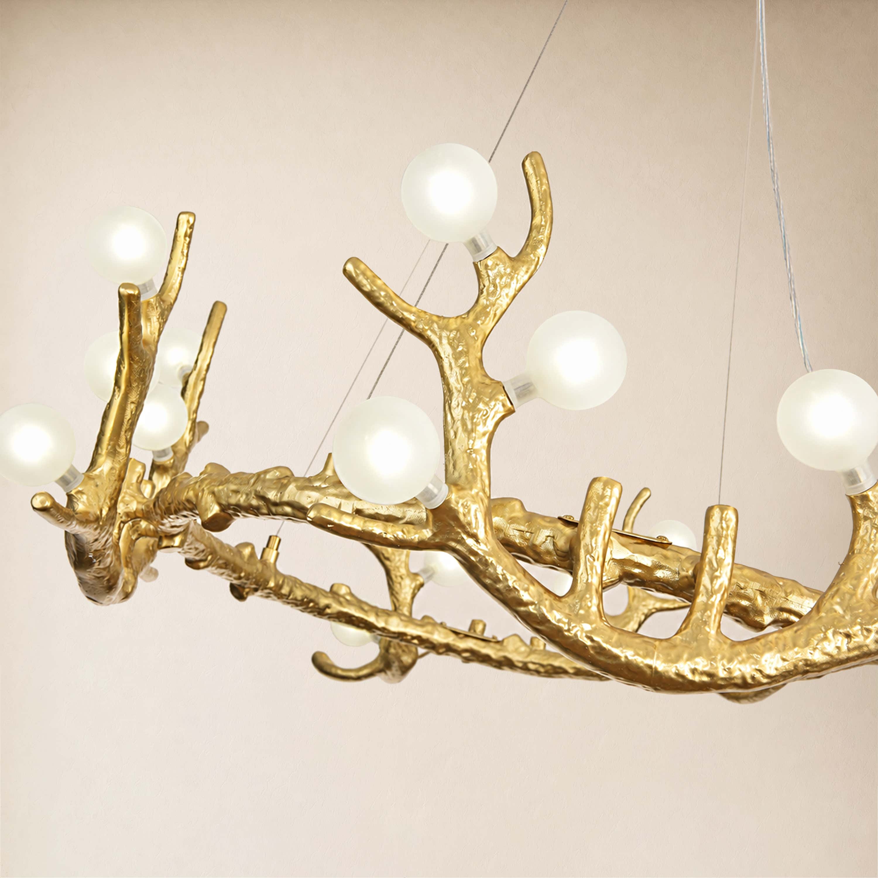 Cervia Antler Branch Chandelier 30"D