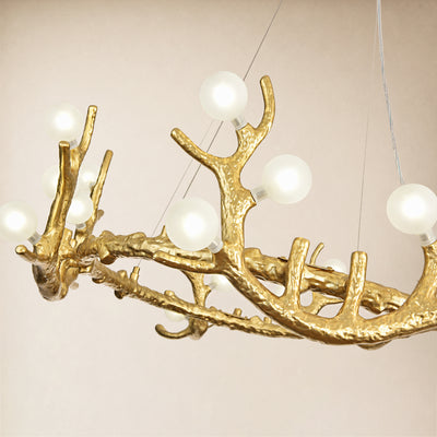 Cervia Antler Branch Chandelier 30"D