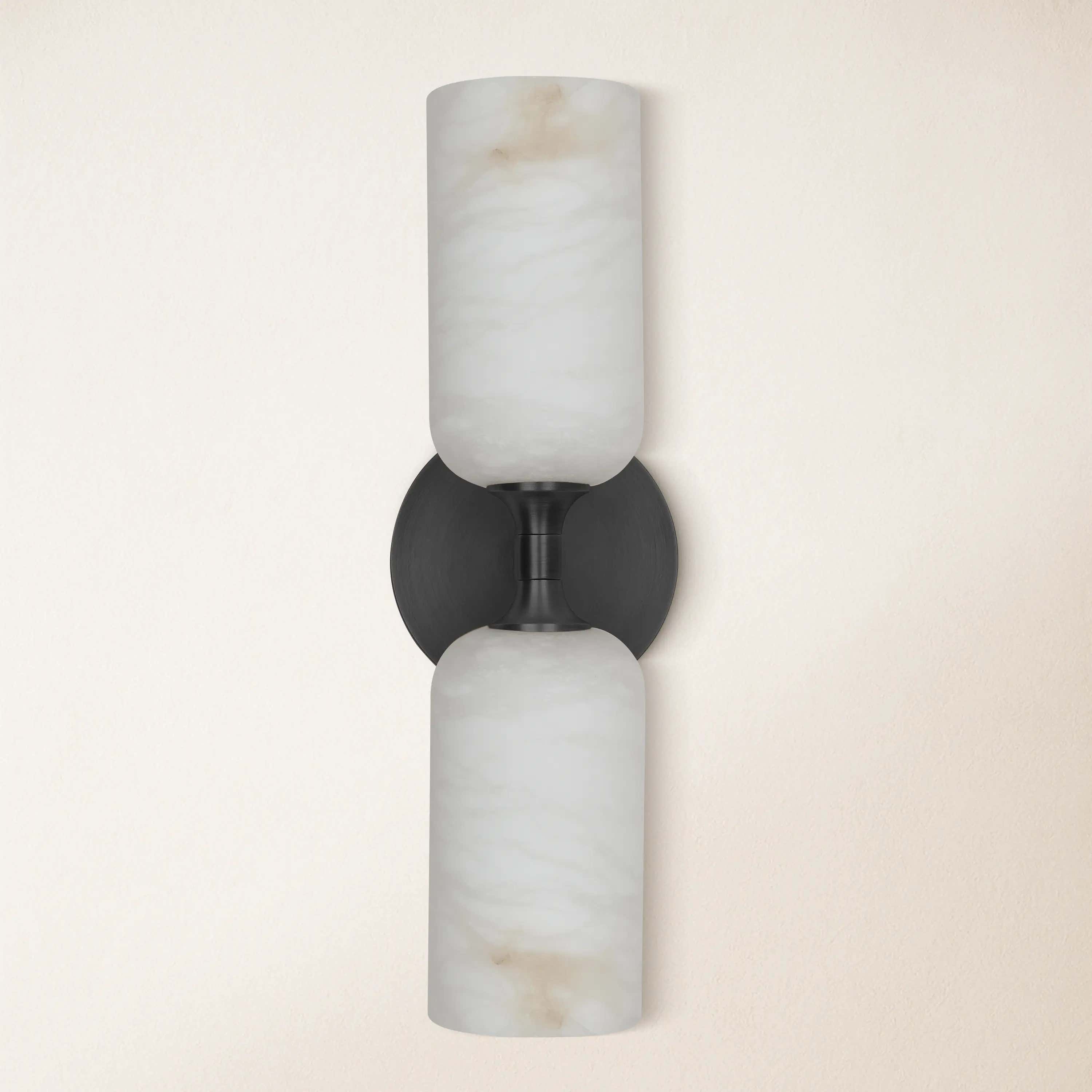 Axis Alabaster Wall Sconce 14"H