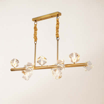 Stravon Radiant Structure Crystal Linear Chandelier