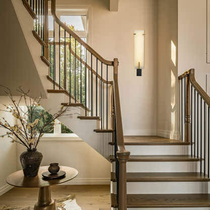 Janina Stable Alabaster Personality Wall Sconce 21.5"H