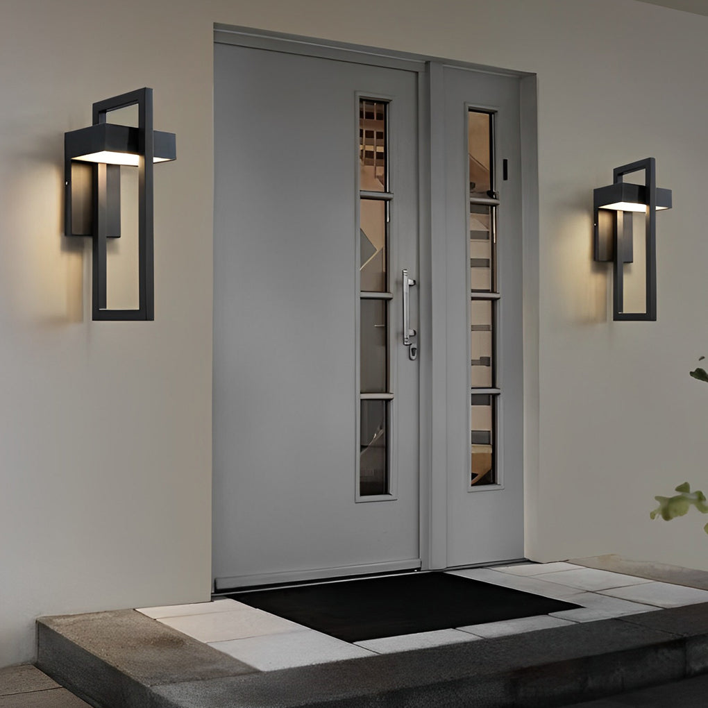 Aqualith Rectangular Minimalist Outdoor Wall Light