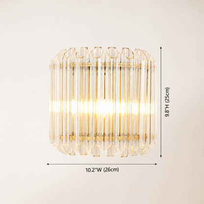 Virella Crystal Tube Wall Sconce