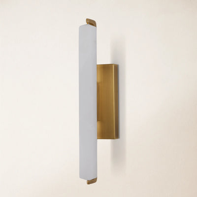 Clara Glow Alabaster Single Wall Sconce 19"H