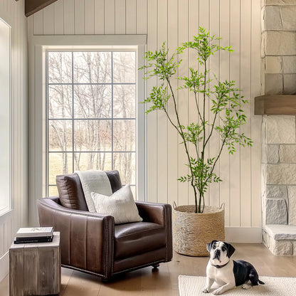 Faux Nandina Tree 82.7"H