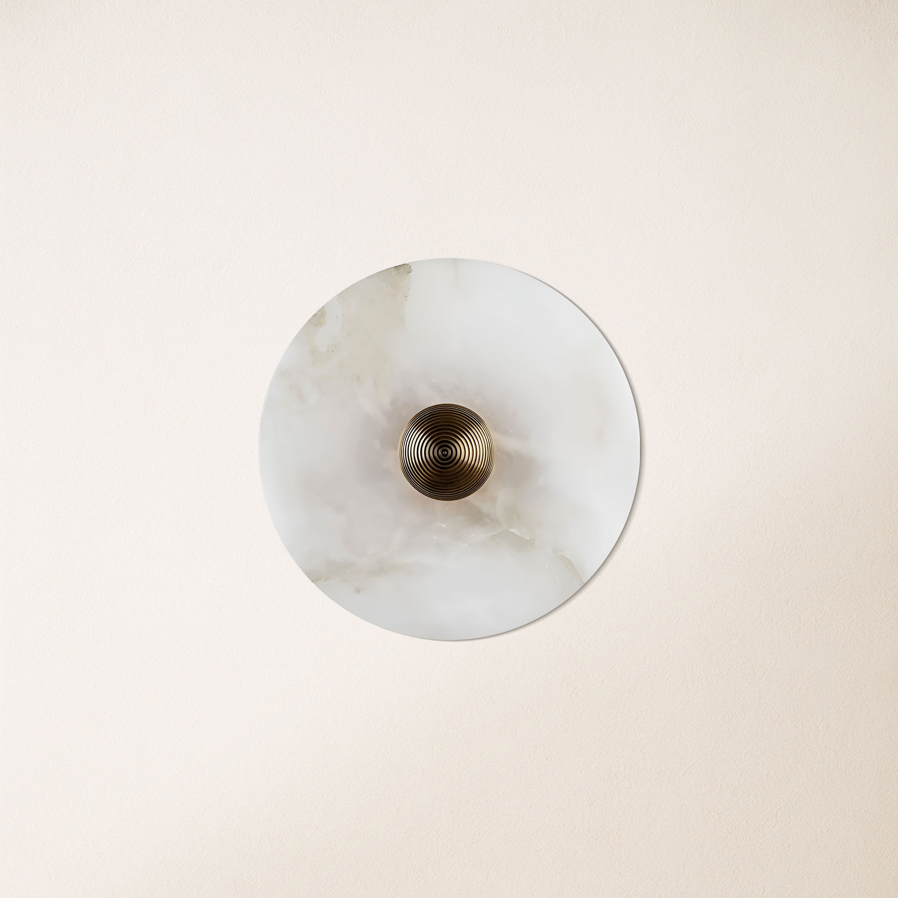 Miles Alabaster Wall Lamp 8"D