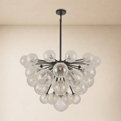 Elowen Glass Globe Cluster Chandelier 35.8"D 