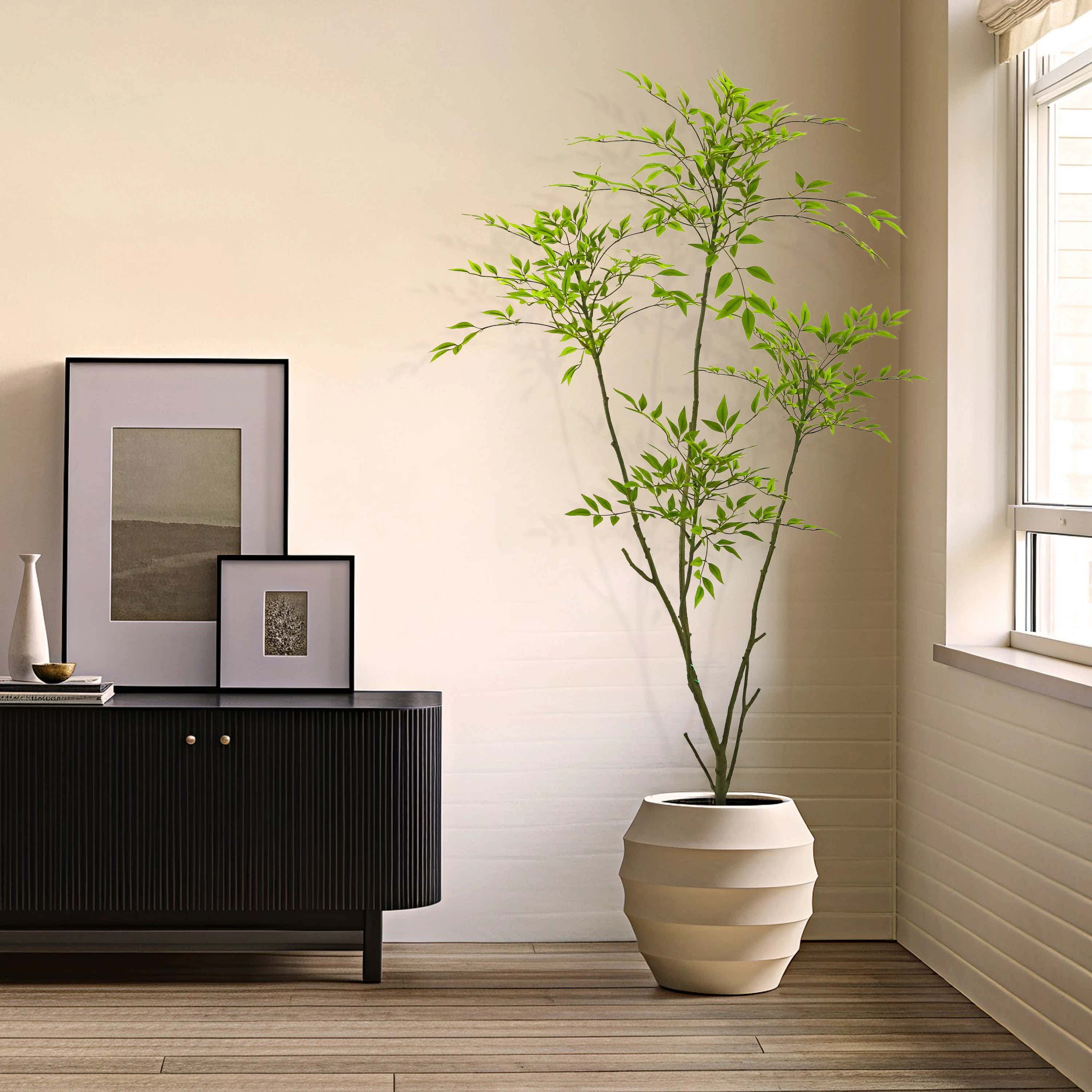 Faux Nandina Tree 60"H