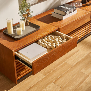 Devon Oak Media Console  70.8"