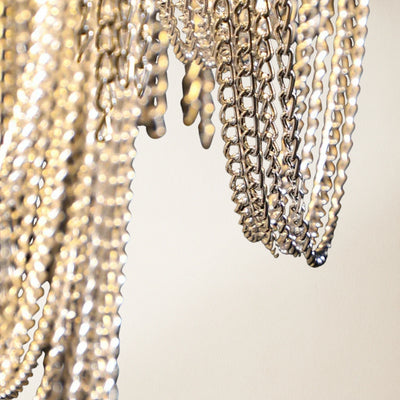 Teresa Cadena Chain Tassel Dining Room Chandelier 35"