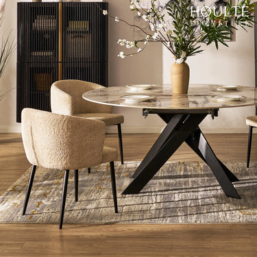 Labarthe Round Sintered Stone Dining Table 63"