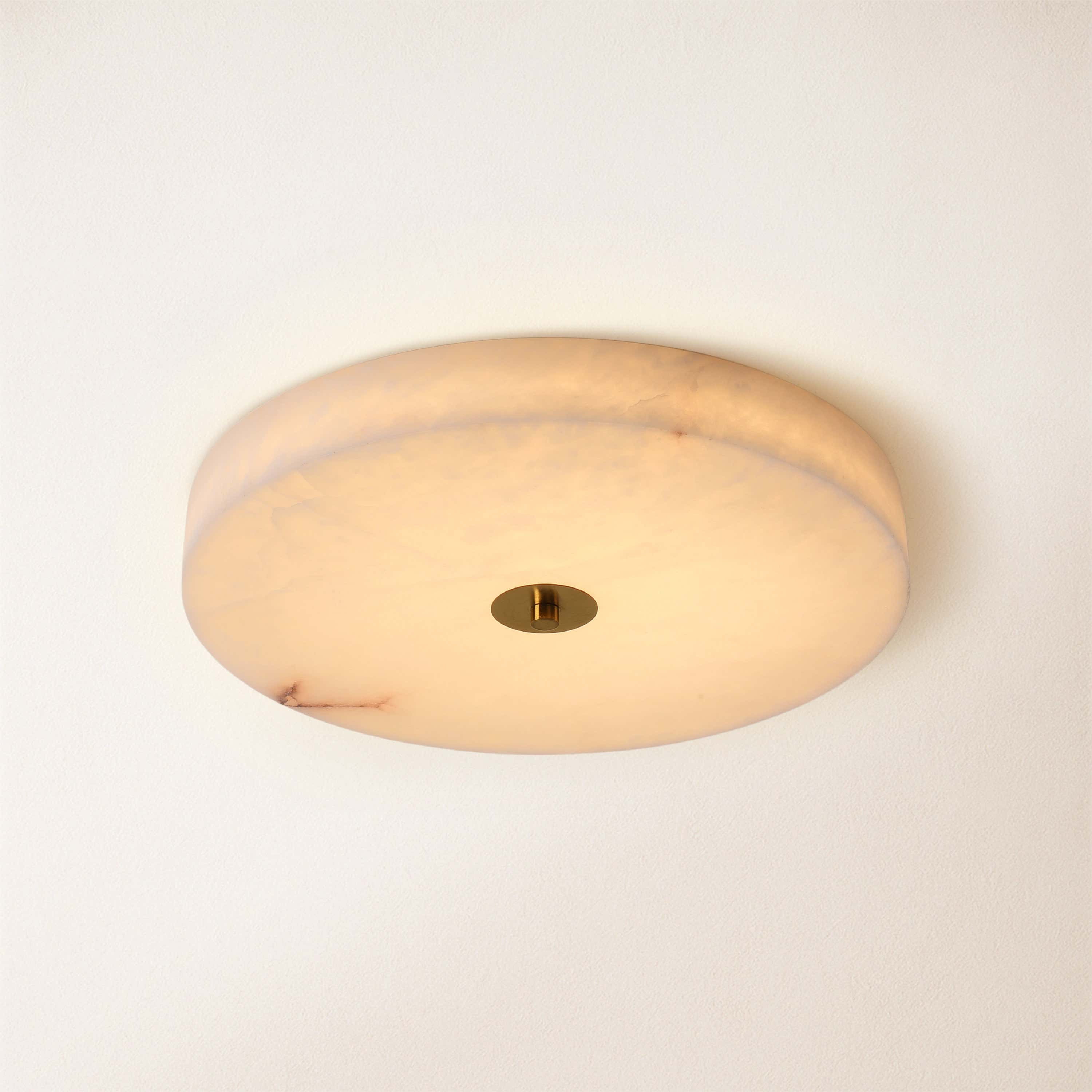 Cora Alabaster Ceiling Light 15.7"D