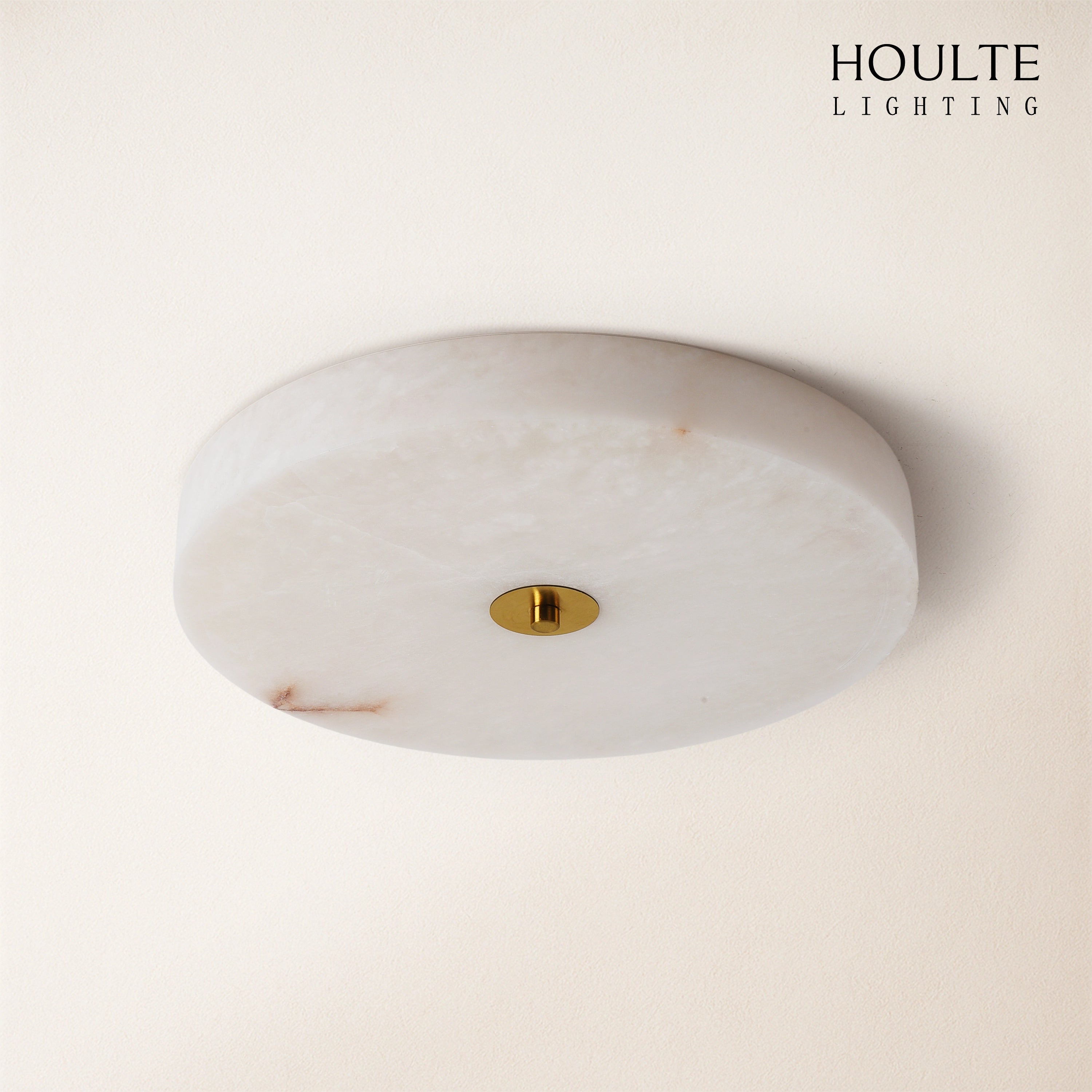 Cora Alabaster Ceiling Light 15.7"D