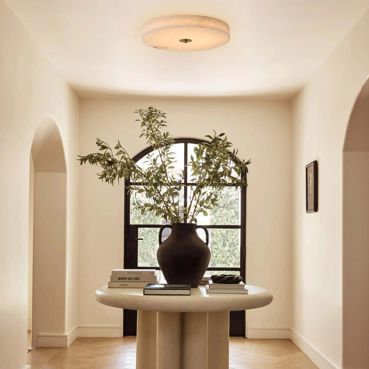 Cora Alabaster Ceiling Light 15.7D