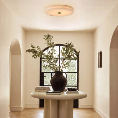 Cora Alabaster Ceiling Light 15.7"D