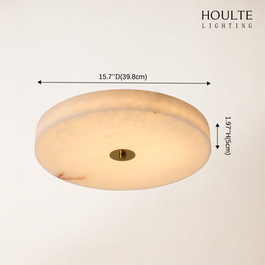 Cora Alabaster Ceiling Light 15.7"D