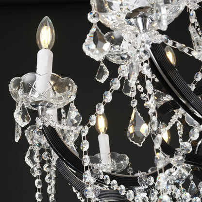Roco Crystal Classical Round Chandelier 40"D