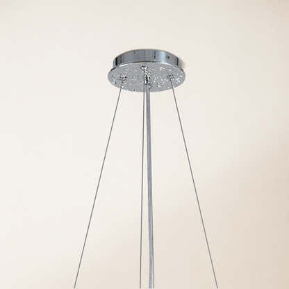 Frostleaf Crystal Cascade Branch Round Chandelier 40"D