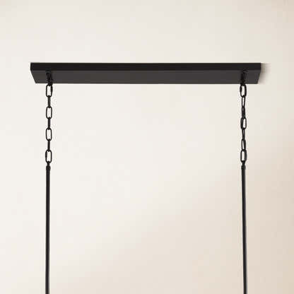 Ethereal Radiance Crystal Rectangular Chandelier 43"L