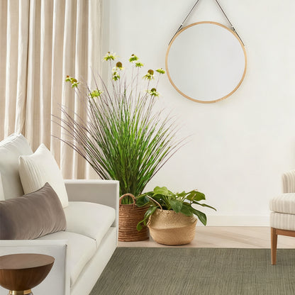 Artificial 11-Head Chrysanthemum Spray 47"H