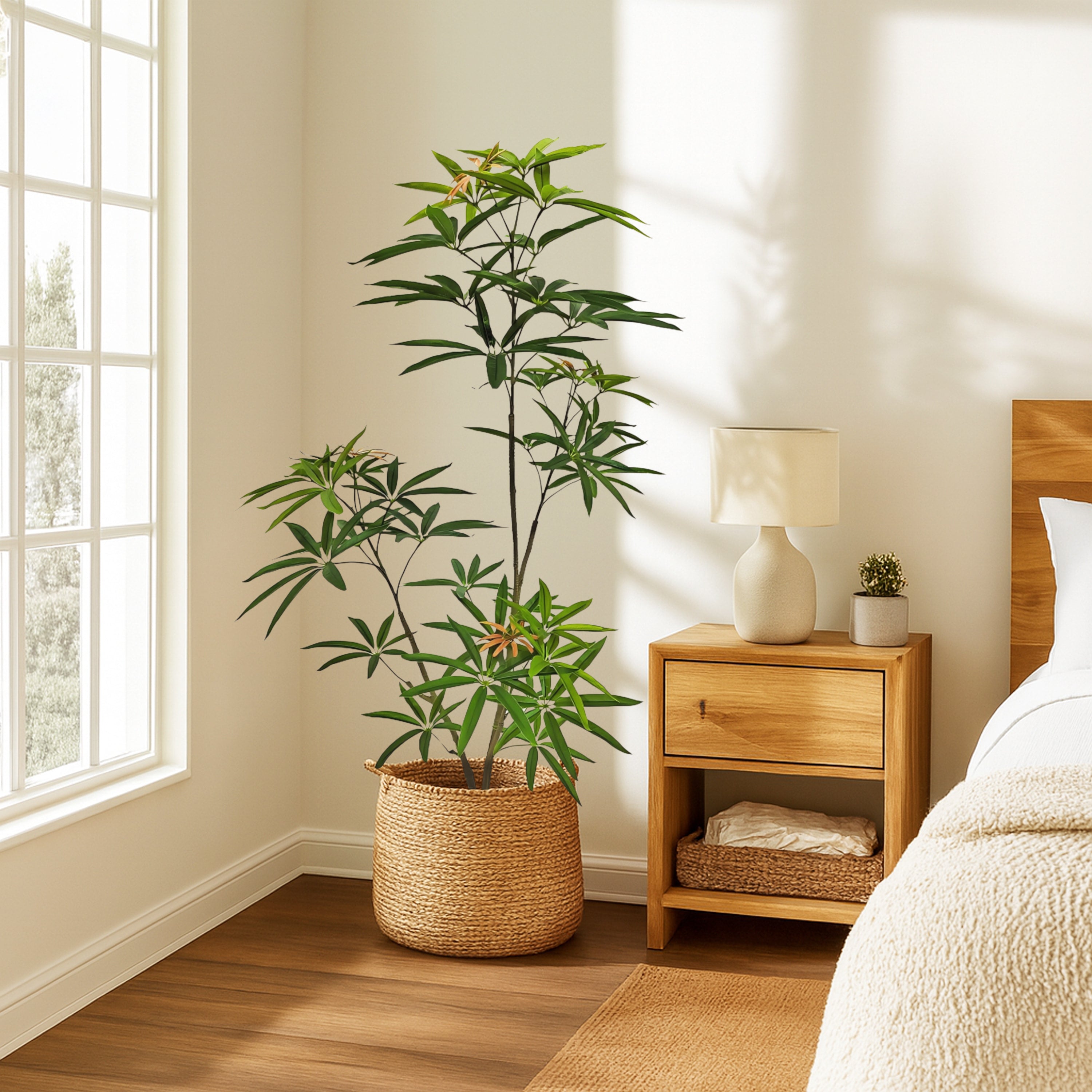 Faux Australian Umbrella Tree 47"H