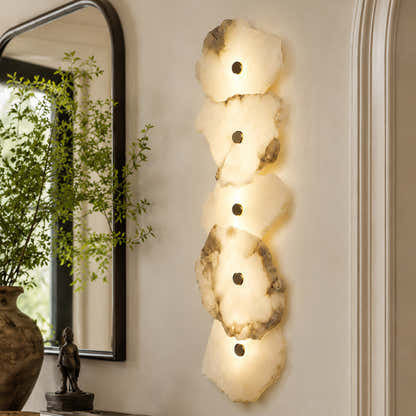 Arscelia Alabaster Linear Wall Sconce