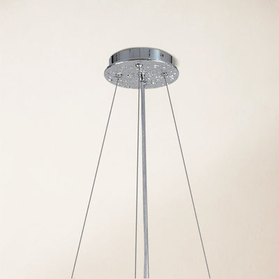 Frostleaf Crystal Branch Halo Chandelier 47"D