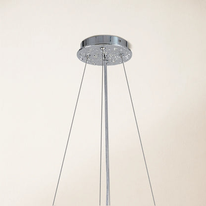 Frostleaf Crystal Branch Halo Chandelier 48"D