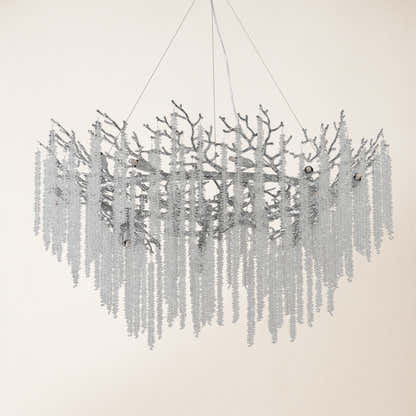 Snow Tree Branch Chandelier 47''D