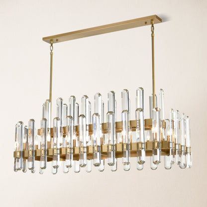 Clarion Rectangular Chandelier 48"L