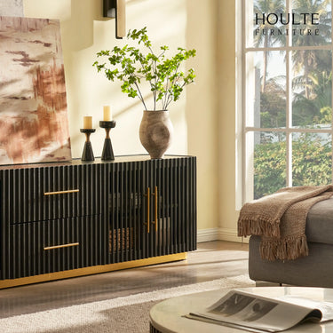 Holton Oak Media Console 91"W