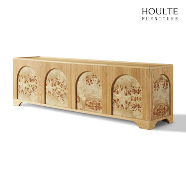 Aurora Oak Media Console 80"