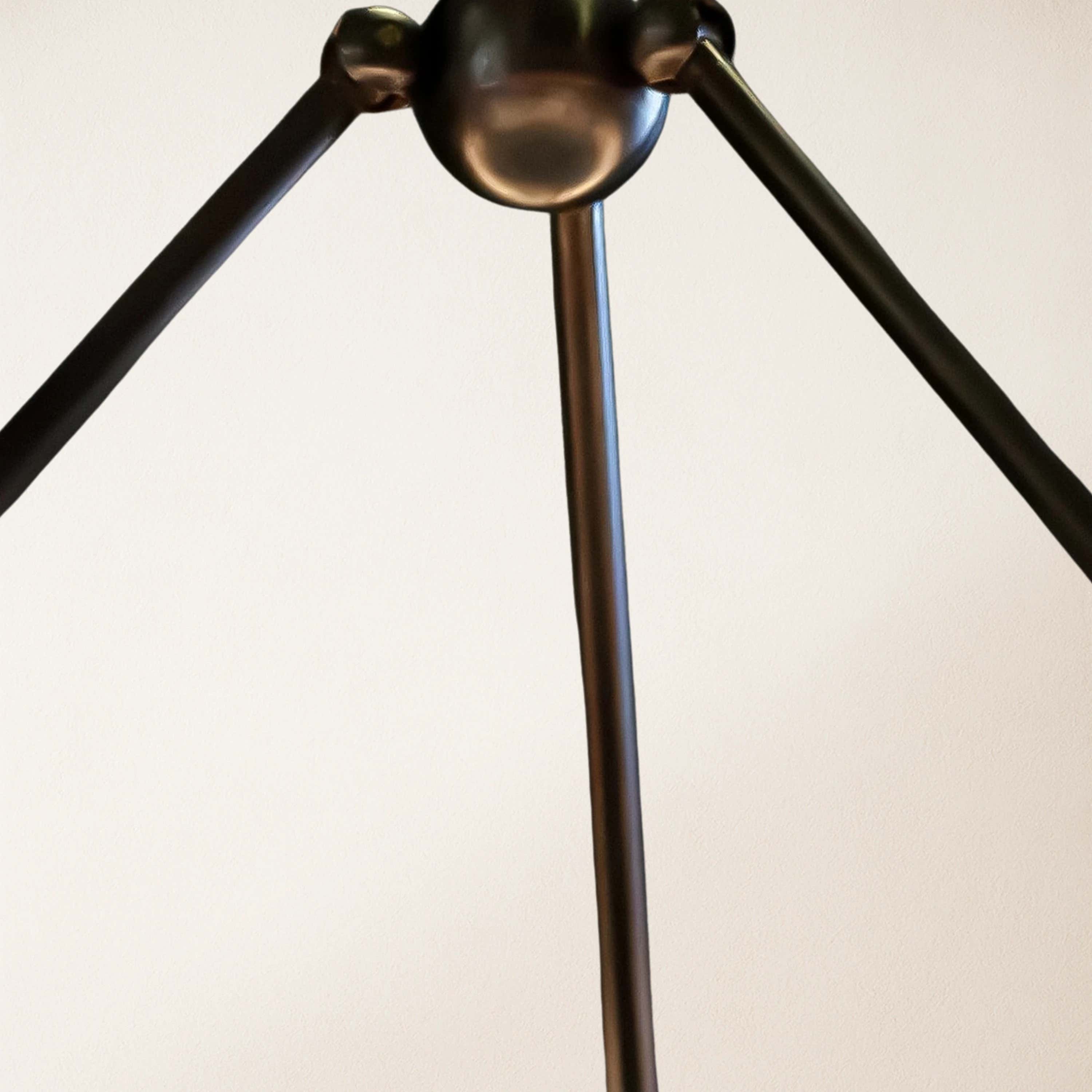 Nami Alabaster Global Suter Chandelier 46"D#Finish_Gold