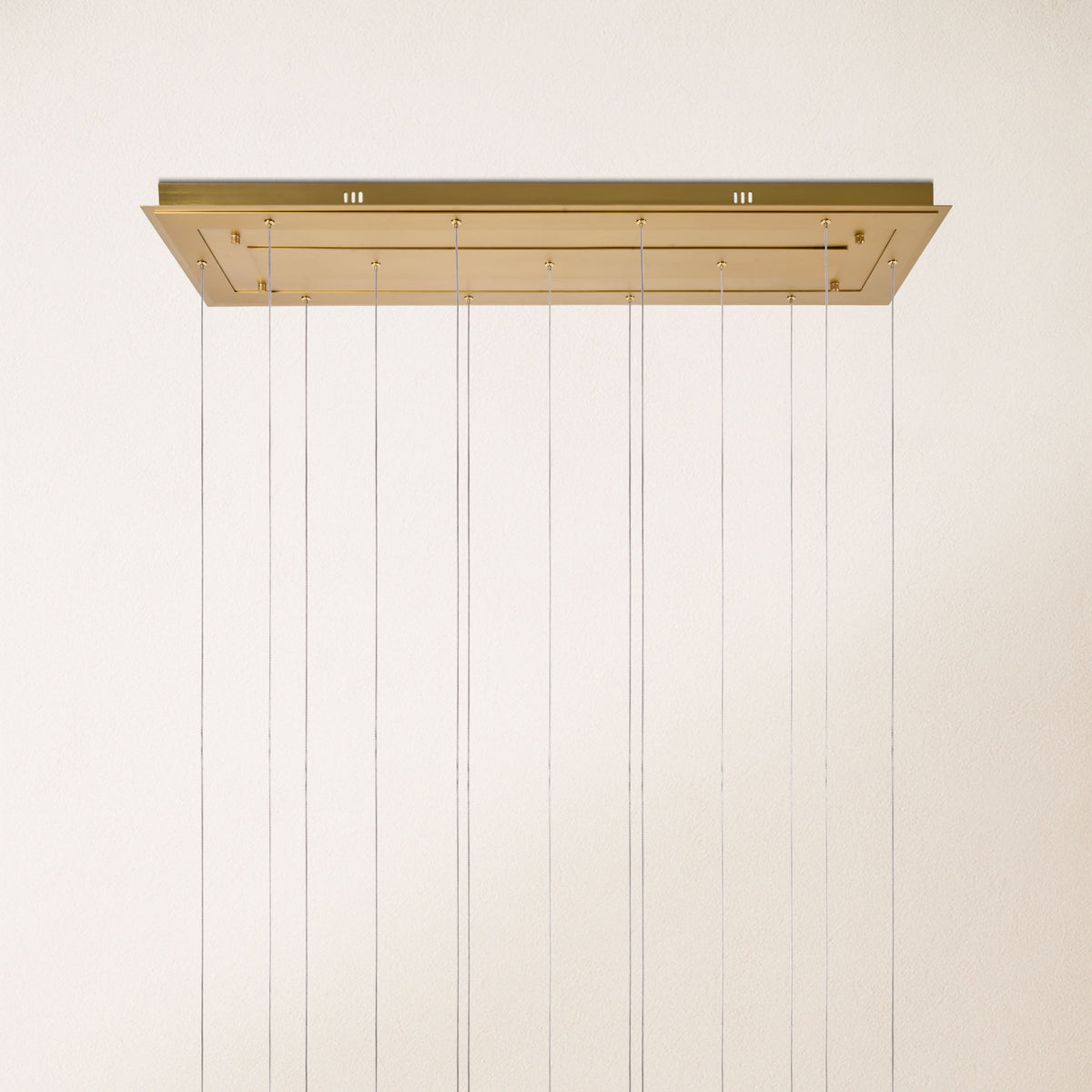 Elowen Crackled Glass Cluster Rectangular Chandelier