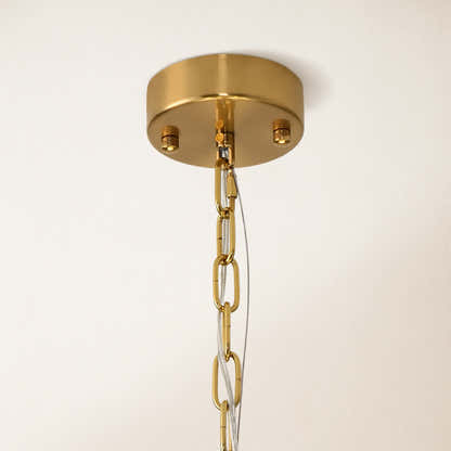 Caldera Alabaster Round Chandelier 22"