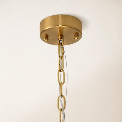 Caldera Alabaster Round Chandelier 22"