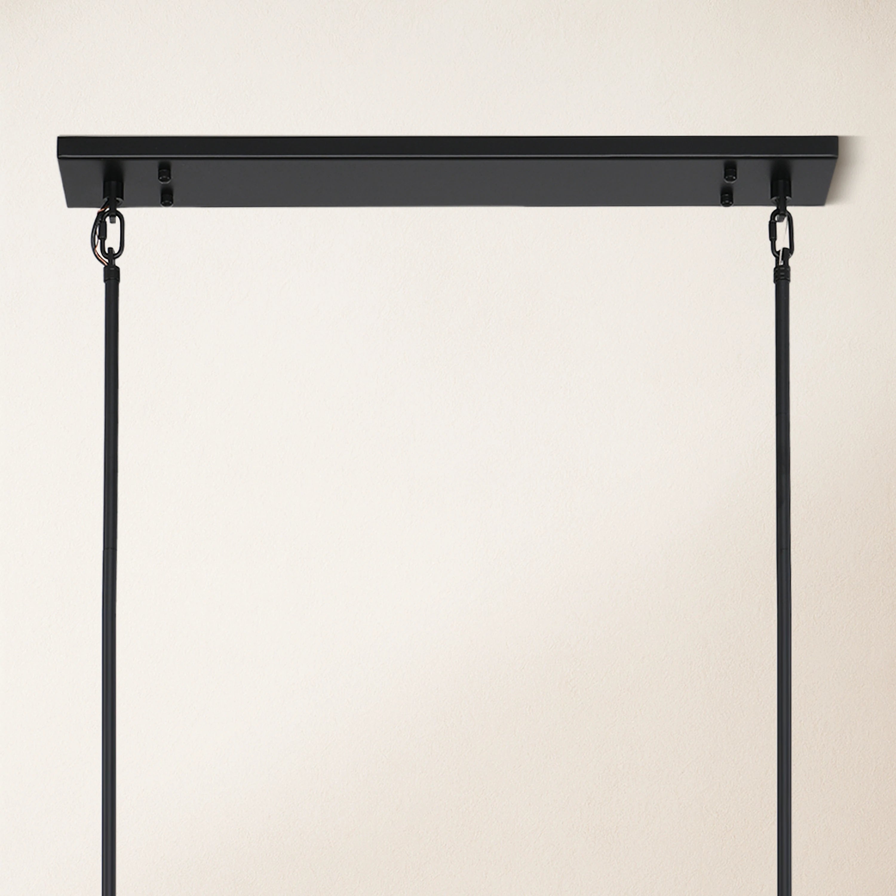 Vellum Rectangular Chandelier 59"W