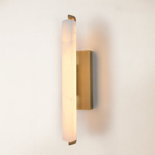 Clara Glow Alabaster Single Wall Sconce 19"H