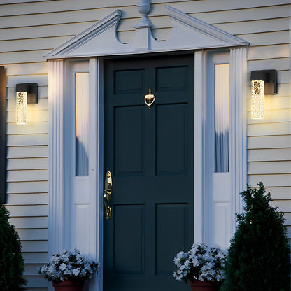 Aquatica Crystal Bubbles LED Outdoor Wall Light