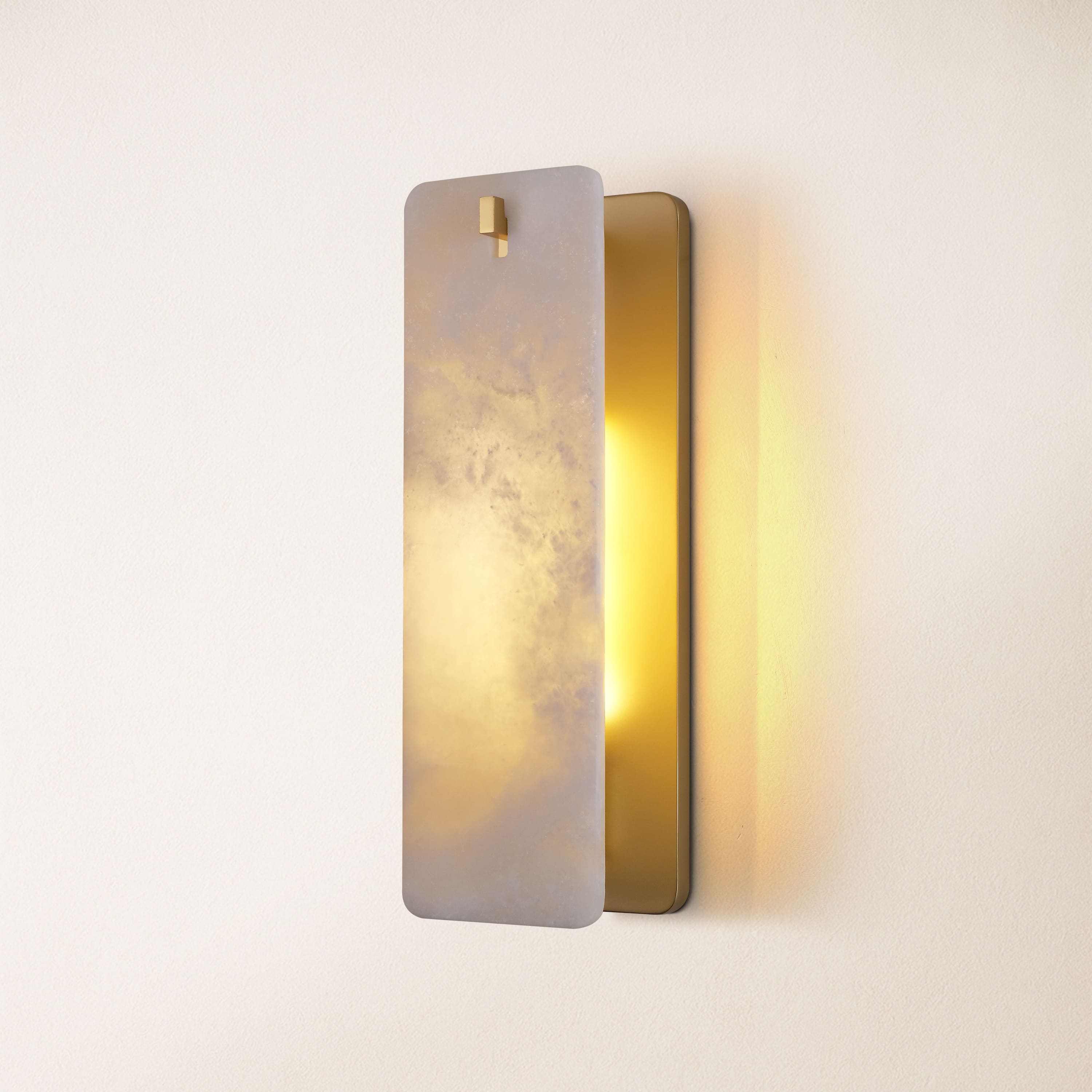 Lunara Alabaster Wall Sconce 16