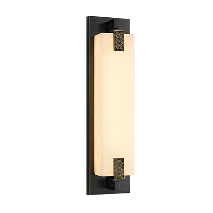 Glimmermist Copper LED Outdoor Wall Light