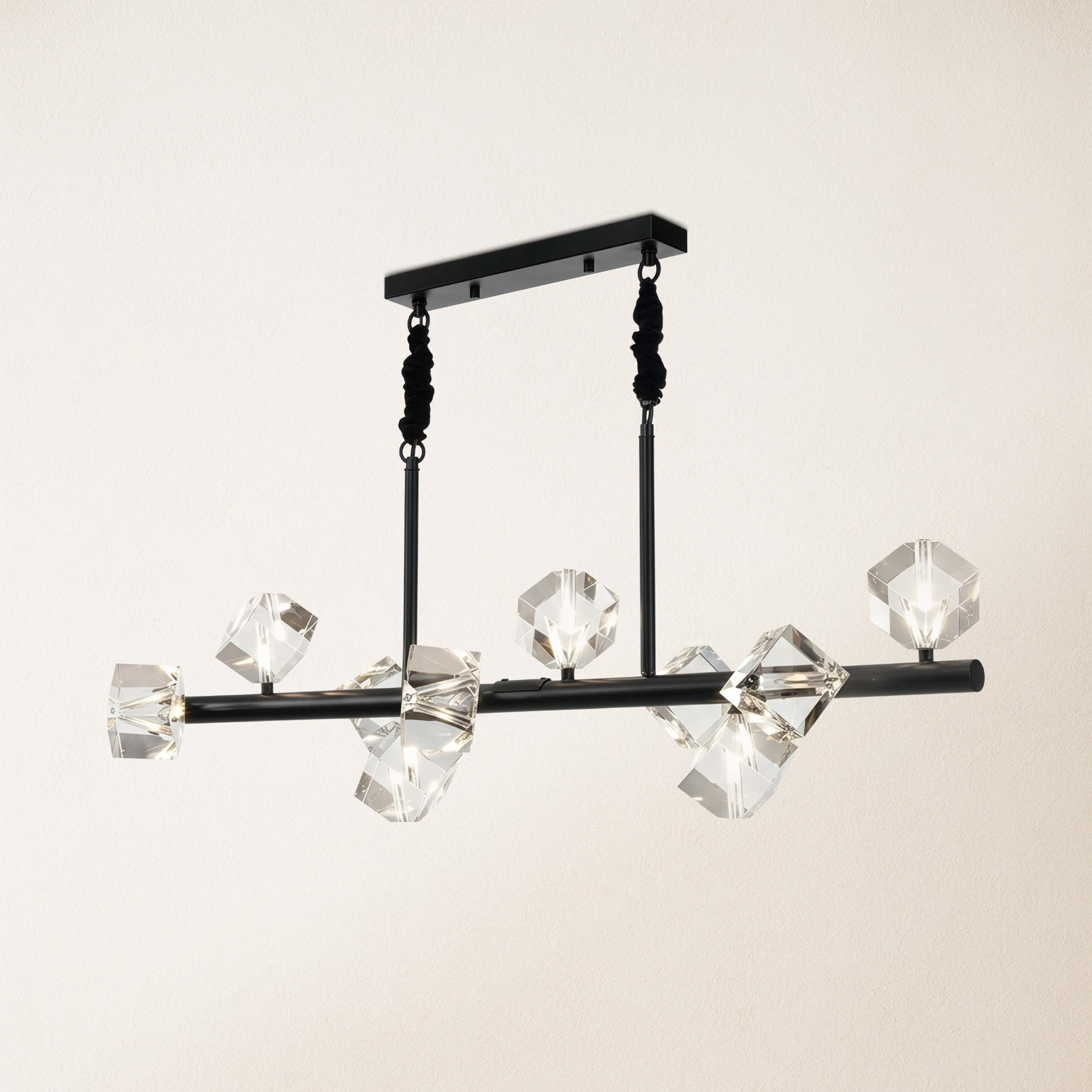 Stravon Radiant Structure Crystal Linear Chandelier