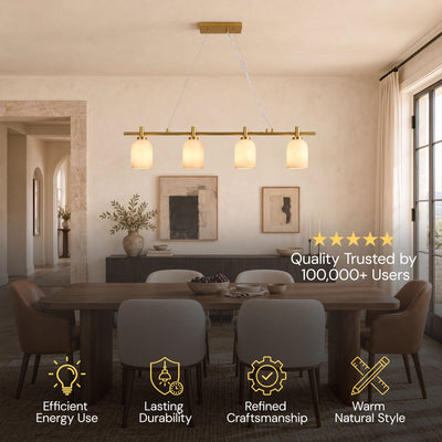Axis Resin Linear Chandelier 43"D #_First_#
