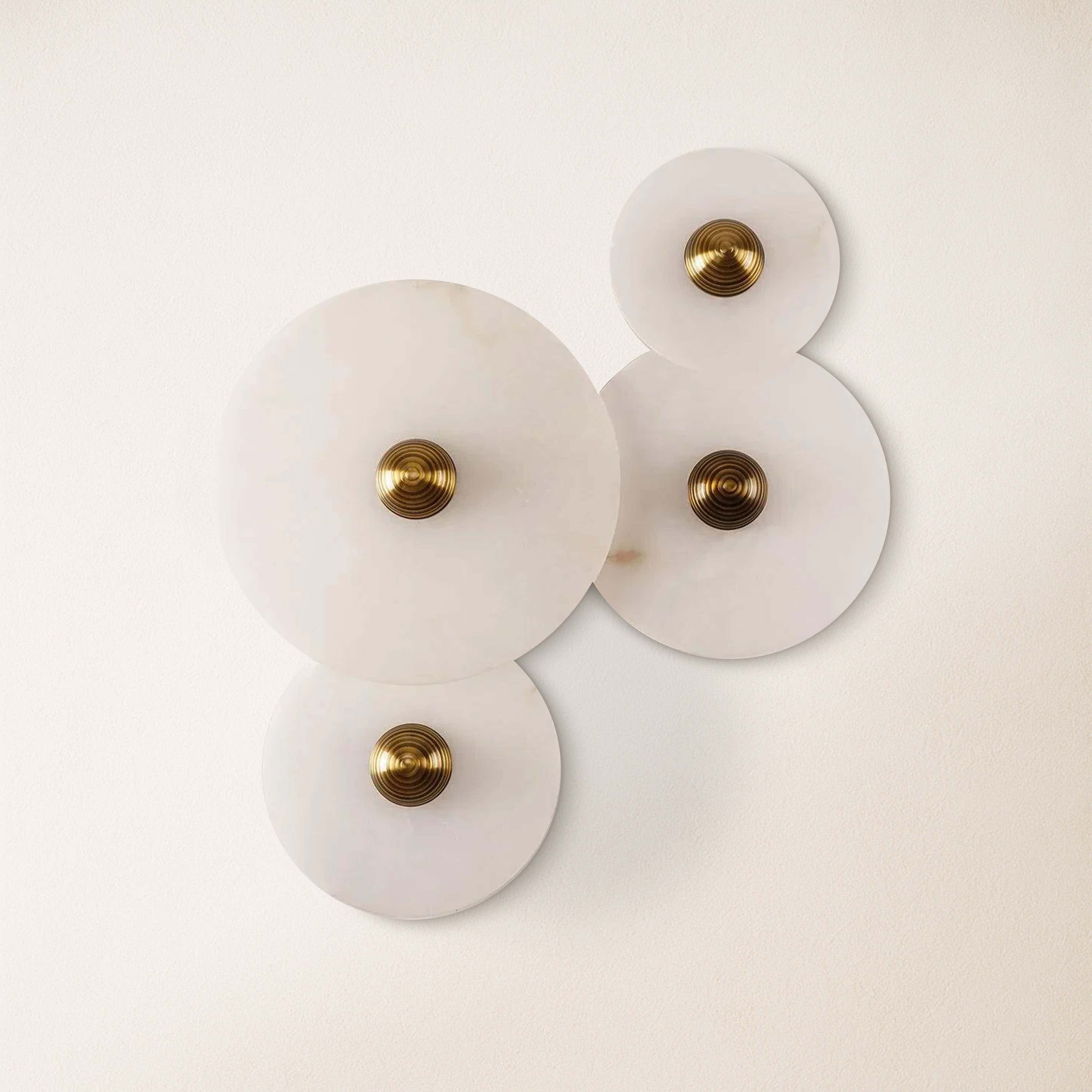 Miles Alabaster 4-Light Wall Composition