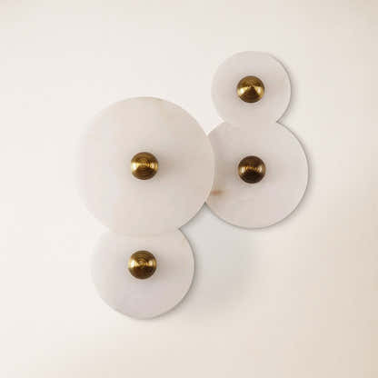 Miles Alabaster 4-Light Wall Sconce