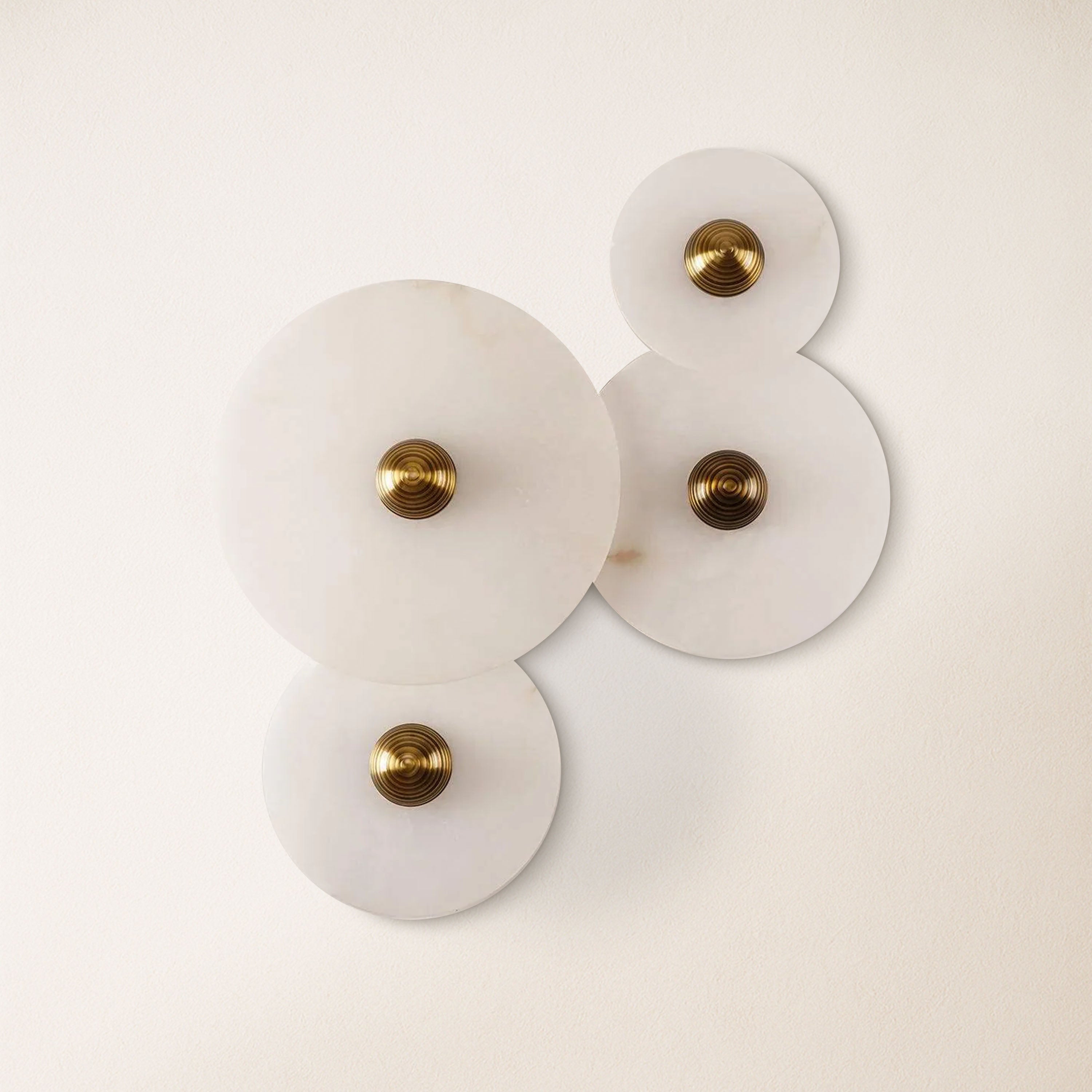 Miles Alabaster 4-Light Wall Composition