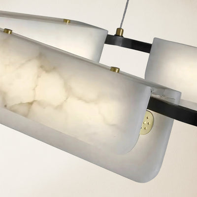Deli Alabaster Chandelier 24″D