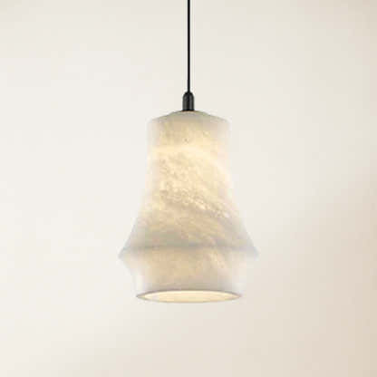 Bloom Alabaster Trio Pendant 7"H