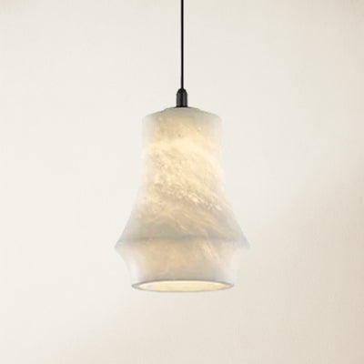 Bloom Alabaster Trio Pendant 7"H